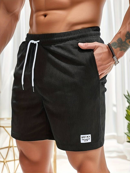 WW | Verstellbare Kurze Hosen Mit Kordelzug Im Lose Passform Gestaltung Mit Funktionellen Taschen