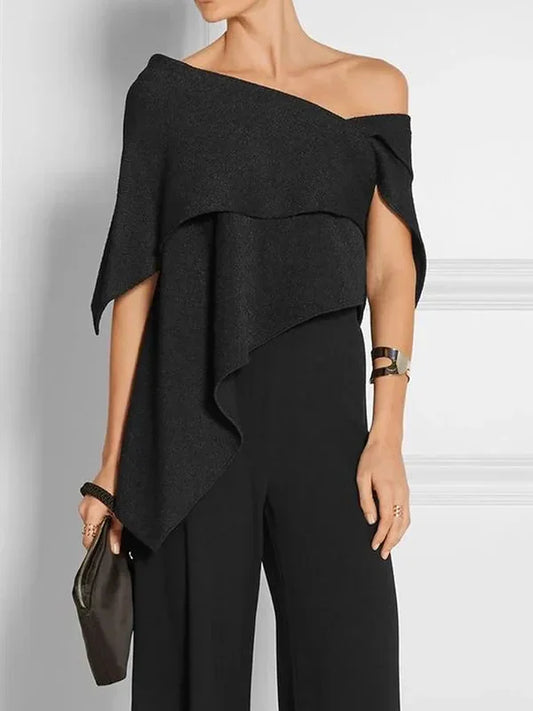 Merche | Elegantes Oberteil für Damen | Schwarz