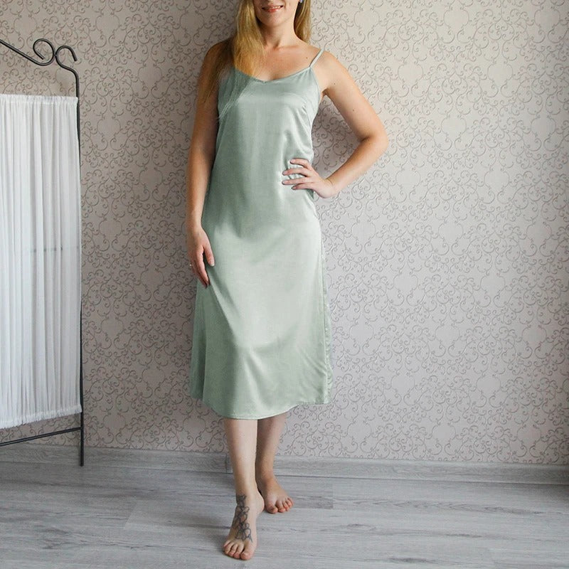 Merche rückenfreies Sommerkleid mit V-Ausschnitt