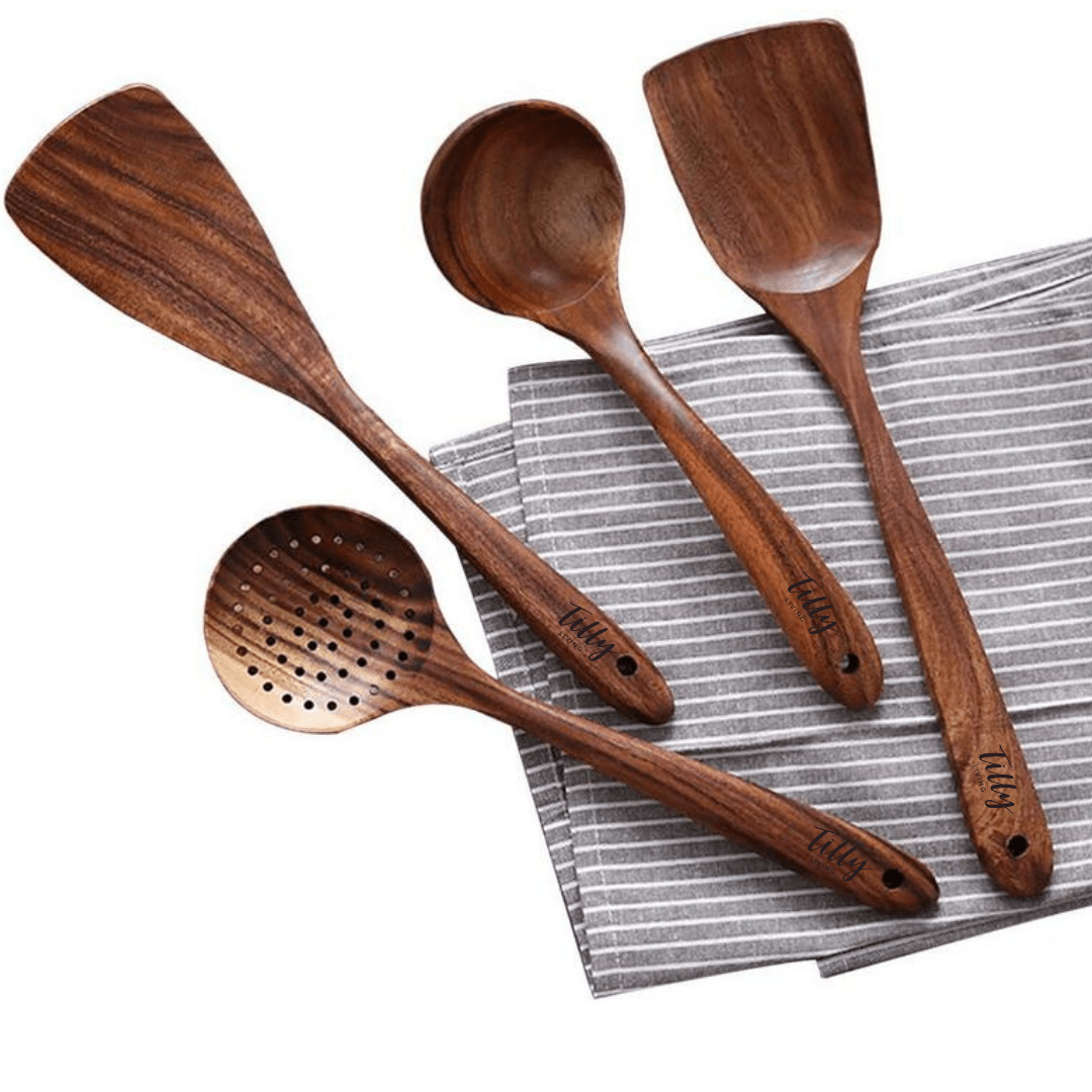 Olivo™ - Wooden Utensil Set (50% OFF!)