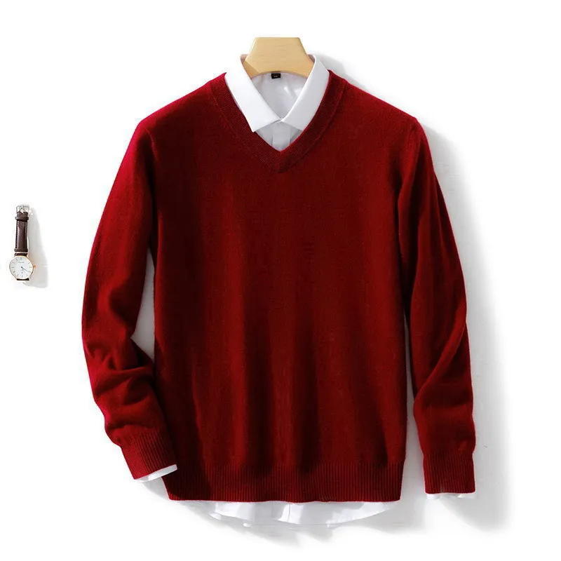 WW | Wollpullover Herren Eleganter Rundhals Pullover Für Alltag & Büro
