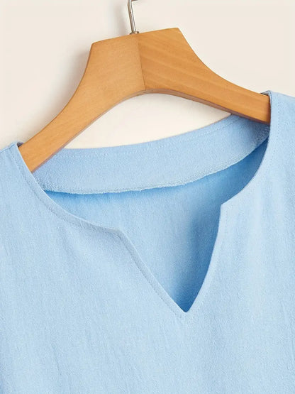 – lässiges kleid mit 3/4-armeln