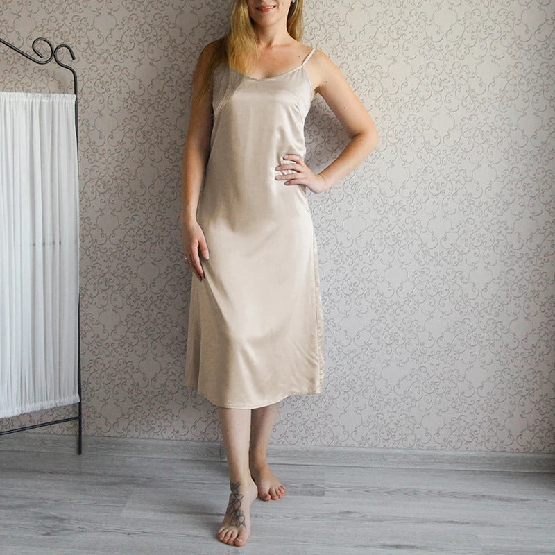 Merche rückenfreies Sommerkleid mit V-Ausschnitt