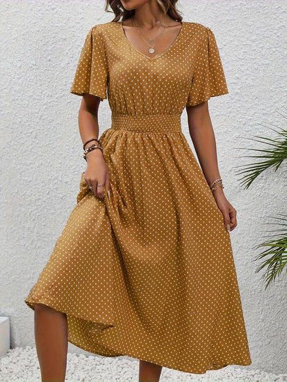 – ganz lässiges kurzarmkleid