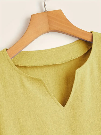 – lässiges kleid mit 3/4-armeln