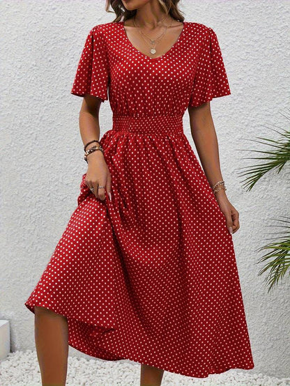 – ganz lässiges kurzarmkleid
