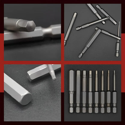 HexMag™ Magnetischer Sechskant-Bit-Satz aus Stahl 8-teiliges Set