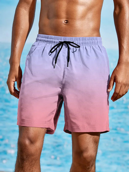 Carter - Strandshorts mit Farbverlauf
