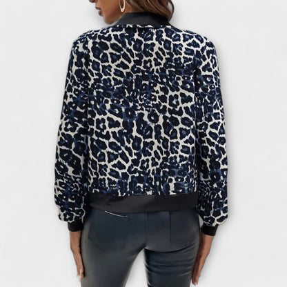 WW | Zipjacke Mit Leopardenmuster