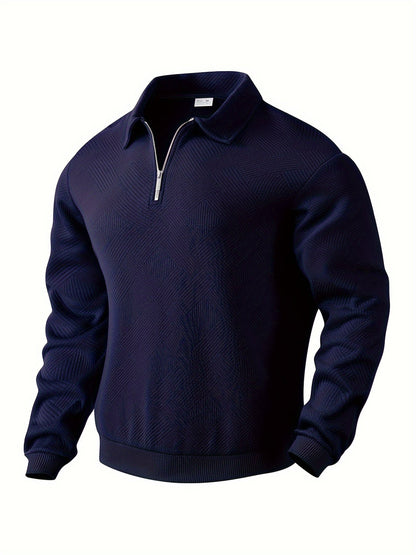 WW | Weinlese Pullover Mit Reißverschluss