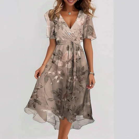 – blumenglanz-maxikleid