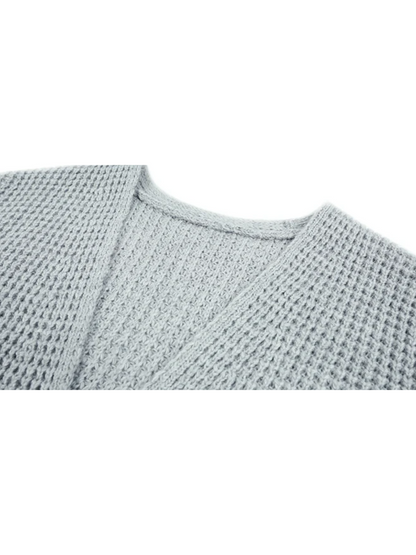 WW | Wollstrickjacke Damen Mit Taschen Und Lockerer Passform