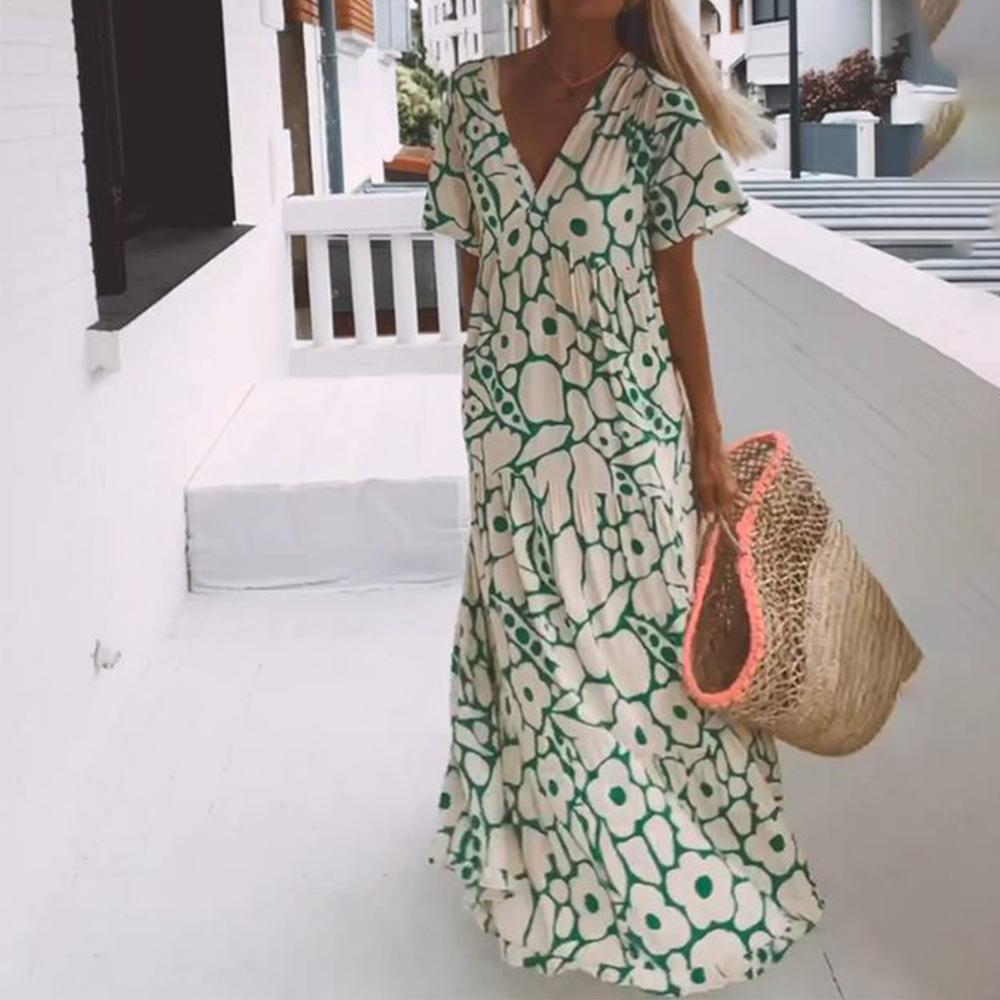 Merche Sommerkleid mit kurzen Ärmeln
