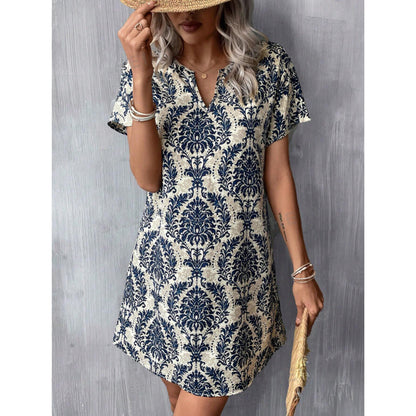WW | Weinlese Kleid Mit Blumendruck Für Den Frühling