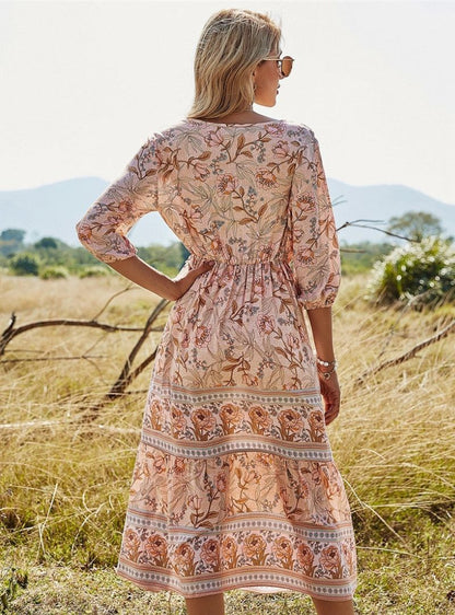 Bequemes Boheme-Kleid