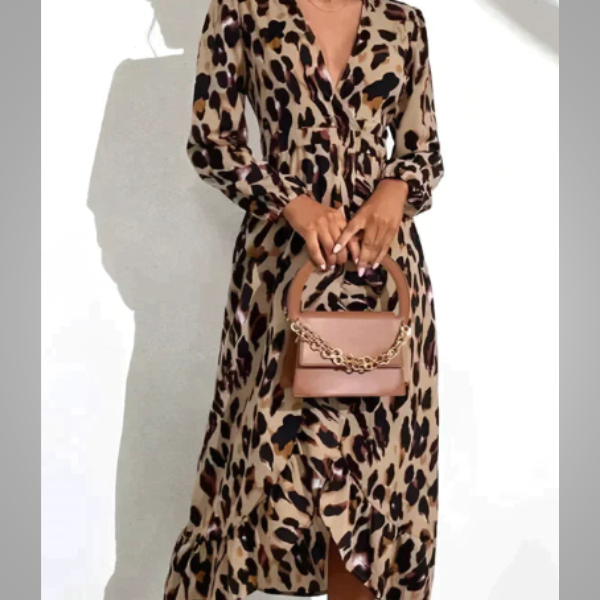 Merche Sommerkleid mit Leopardenmuster