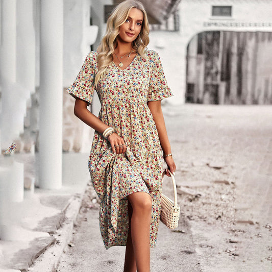 – florales sommerkleid