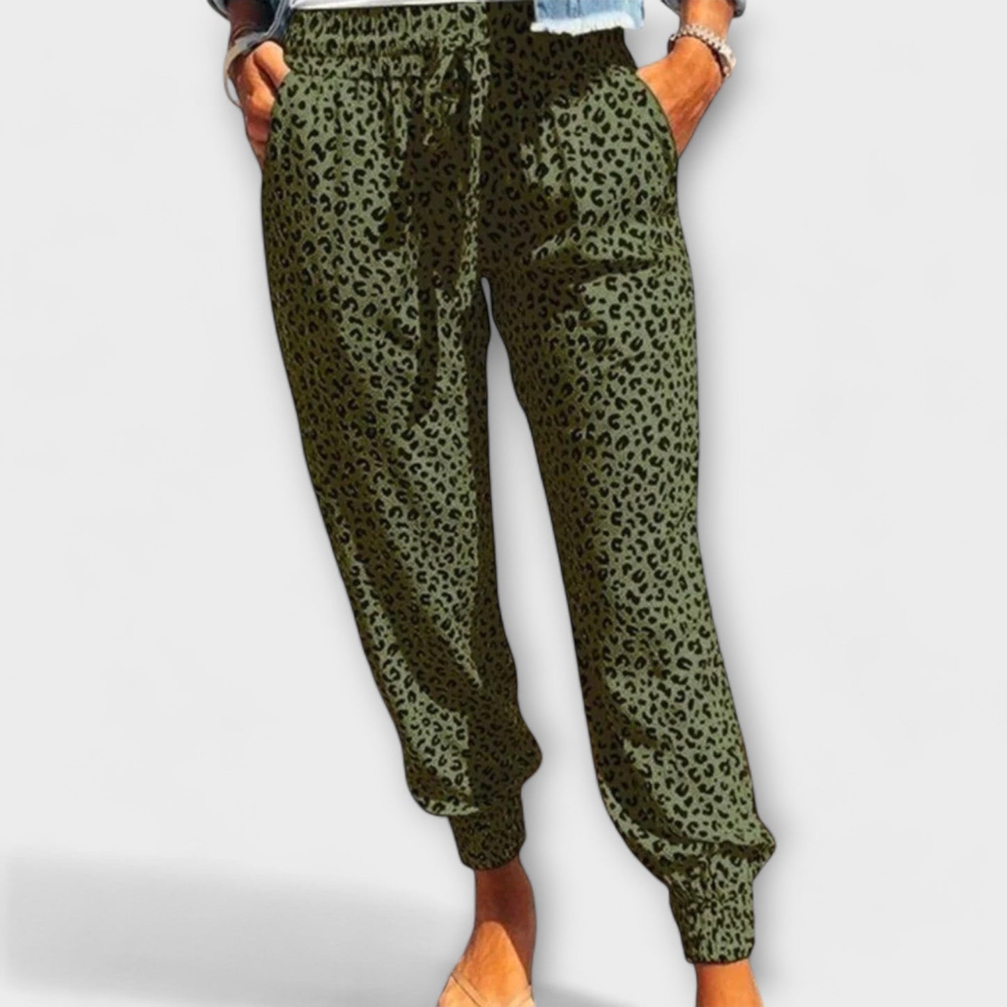 WW | Weite Hose Mit Leopardenmuster