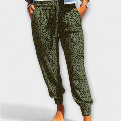 WW | Weite Hose Mit Leopardenmuster