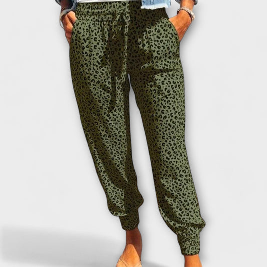 WW | Weite Hose Mit Leopardenmuster