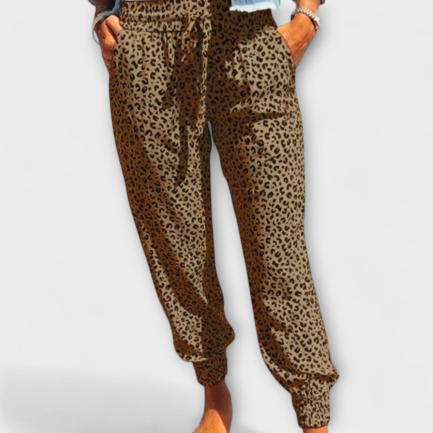 WW | Weite Hose Mit Leopardenmuster
