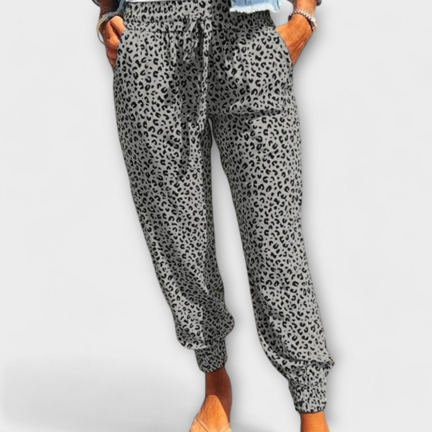 WW | Weite Hose Mit Leopardenmuster