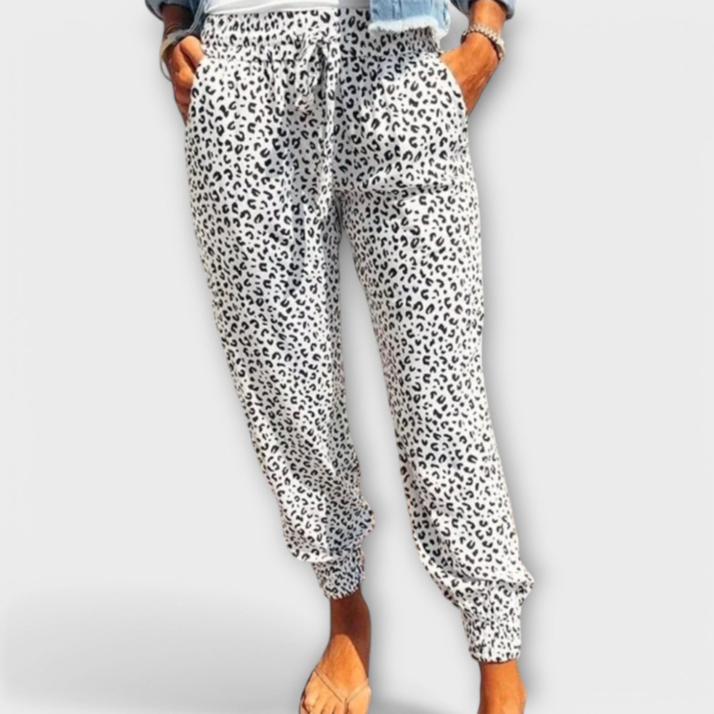 WW | Weite Hose Mit Leopardenmuster