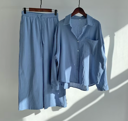 WW | Zweiteiliges Satz Aus Langarmshirt Und Hose Mit Kordelzug