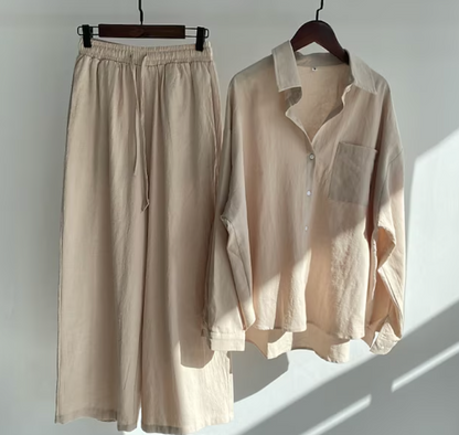 WW | Zweiteiliges Satz Aus Langarmshirt Und Hose Mit Kordelzug