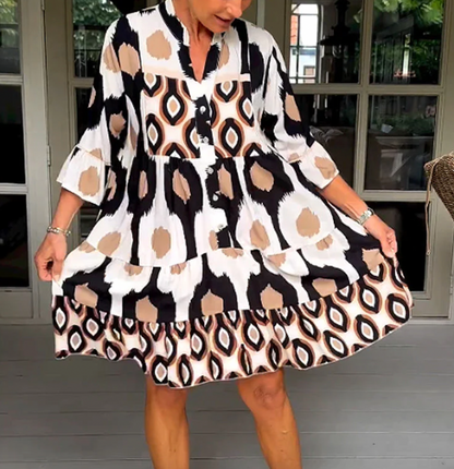 Varilo – elegantes kleid mit 3/4 armeln