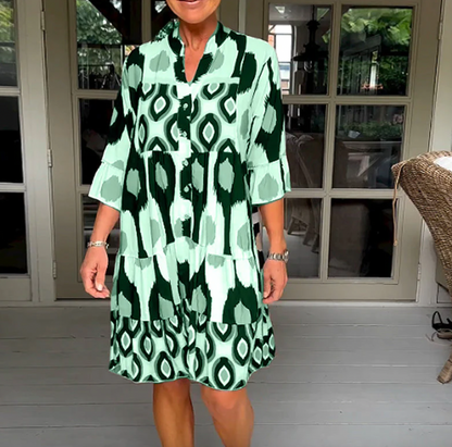 Varilo – elegantes kleid mit 3/4 armeln