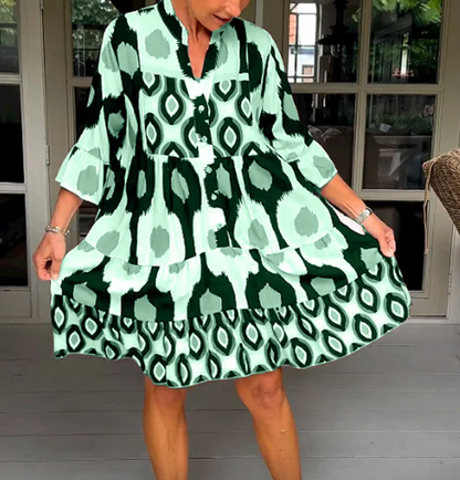 Varilo – elegantes kleid mit 3/4 armeln