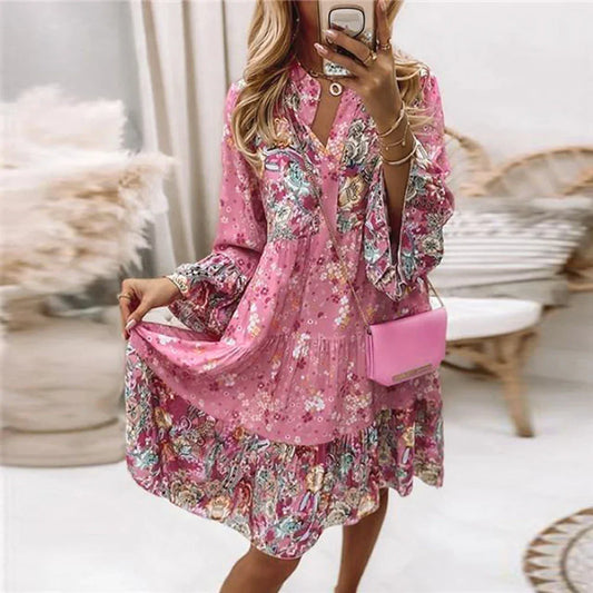 Blumenkleid für den Sommer