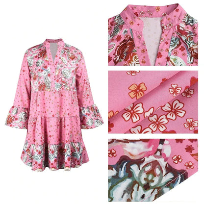 Blumenkleid für den Sommer