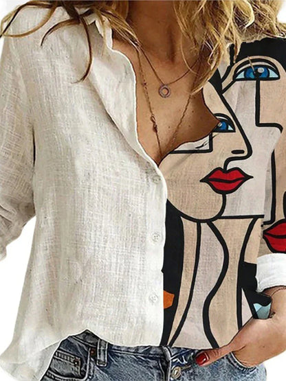 Merche Blusen im Retro-Look für Frauen