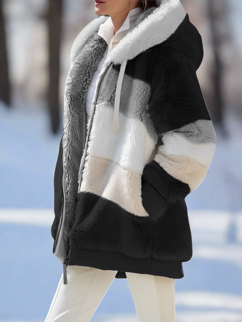Damen warme dicke Fleecejacke für den Winter