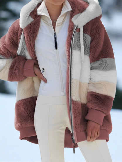 Damen warme dicke Fleecejacke für den Winter