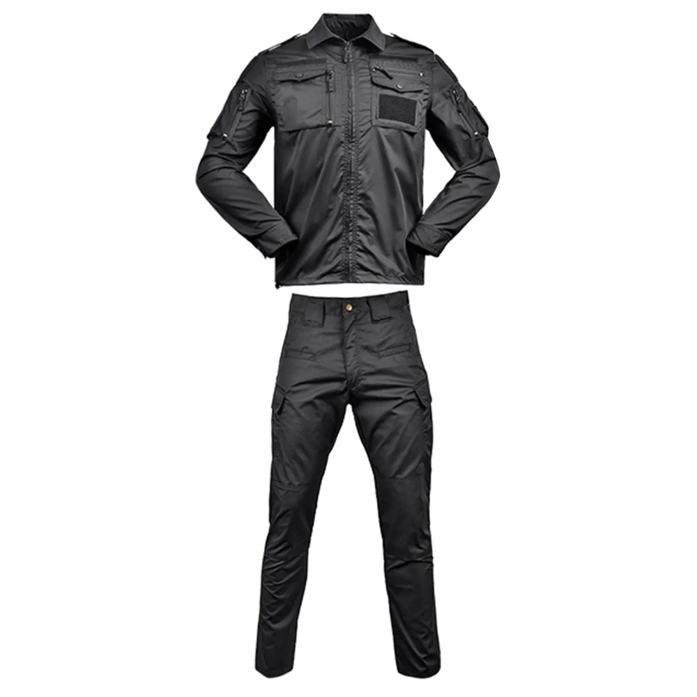 Merche Pockets mit Kragen und angepasster Hose Training Set