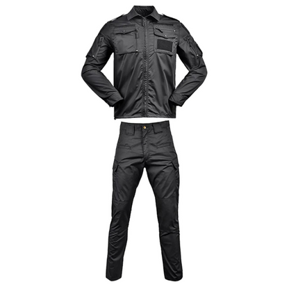 Merche Pockets mit Kragen und angepasster Hose Training Set