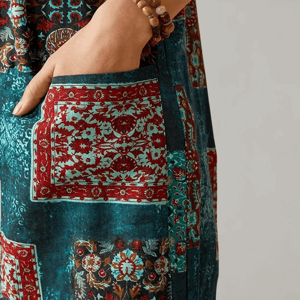 Merche ärmelloser Jumpsuit mit U-Ausschnitt
