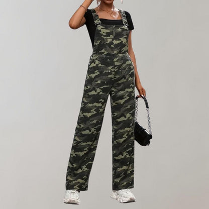 Merche Jumpsuit für Frauen mit Camouflage-Print