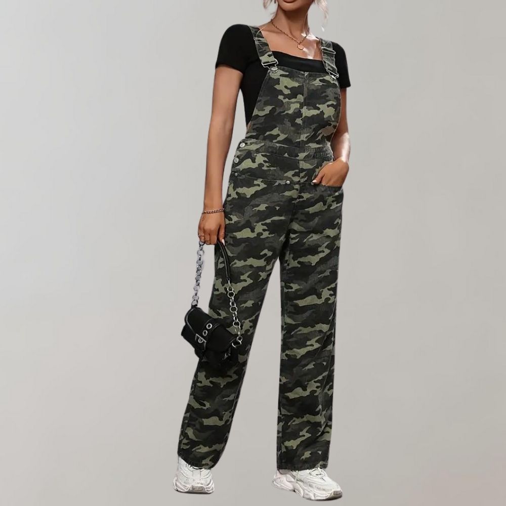 Merche Jumpsuit für Frauen mit Camouflage-Print