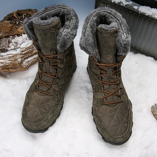 WW | Warme Stiefelette Mit Fellfutter Und Rutschfester Sohle Für Komfort