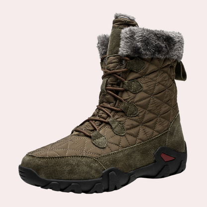 WW | Warme Stiefelette Mit Fellfutter Und Rutschfester Sohle Für Komfort