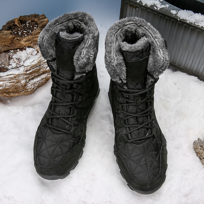 WW | Warme Stiefelette Mit Fellfutter Und Rutschfester Sohle Für Komfort