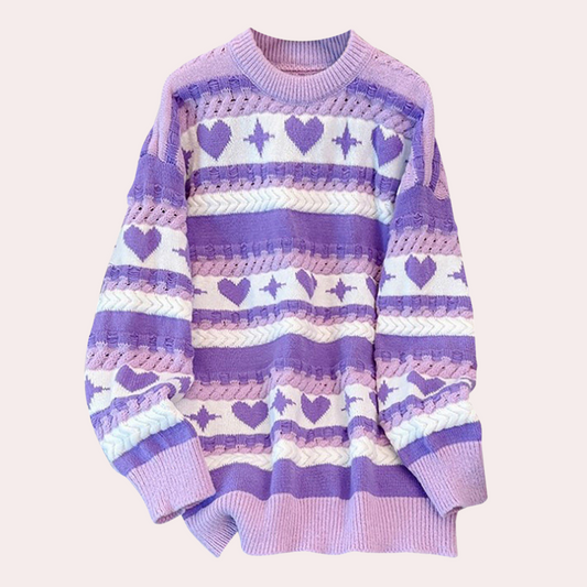 WW | Warmer Damenpullover Mit Oversize Schulterschnitt