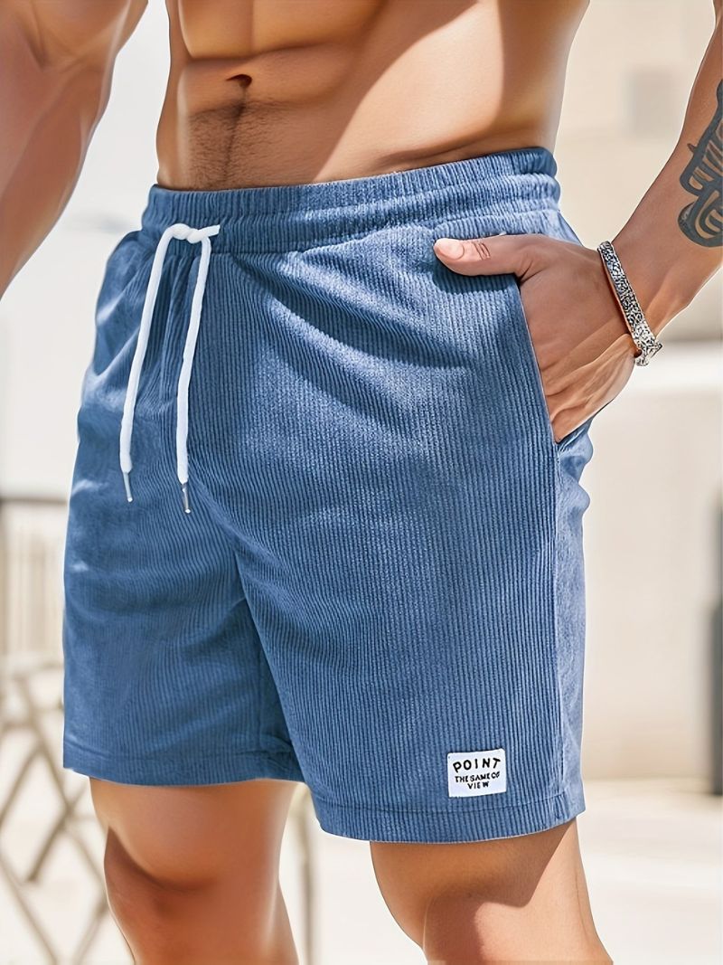 WW | Verstellbare Kurze Hosen Mit Kordelzug Im Lose Passform Gestaltung Mit Funktionellen Taschen