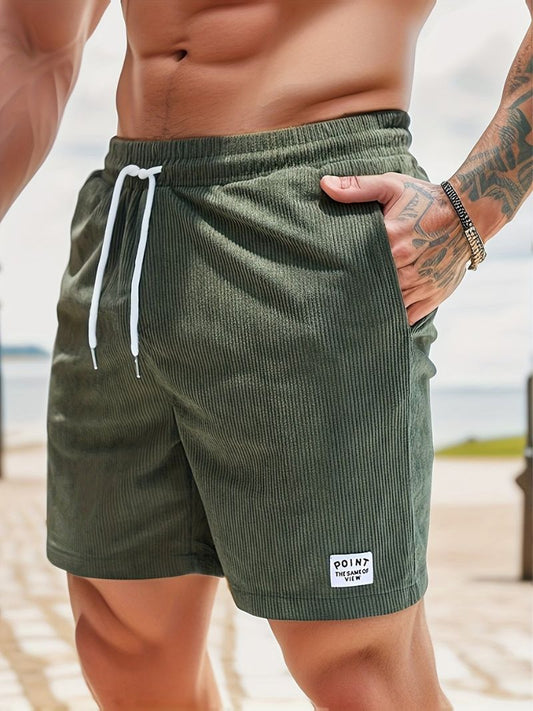 WW | Verstellbare Kurze Hosen Mit Kordelzug Im Lose Passform Gestaltung Mit Funktionellen Taschen
