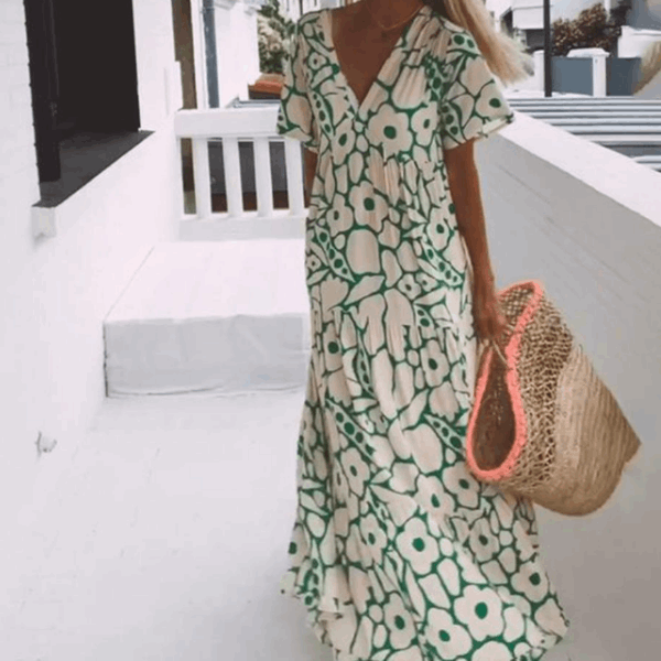 Merche Sommerkleid mit kurzen Ärmeln