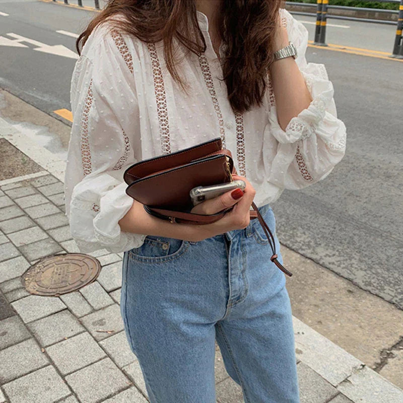Merche mit Rüschen für einen femininen Sommerlook